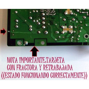 FUENTE PARA TV SAMSUNG / NUMERO DE PARTE BN44-00552A / BN4400552A / PSLF930C04D / PD46CV1_CSM / MODELOS UN40FH6030 / UN40EH6030 / UN46EH6030 / UN46FH6030 / UN46EH6070 / UN40FH6030FXZA / UN40EH6030FXZA / UN46EH6030FXZA / UN46FH6030FXZA / UN46EH6070FXZA